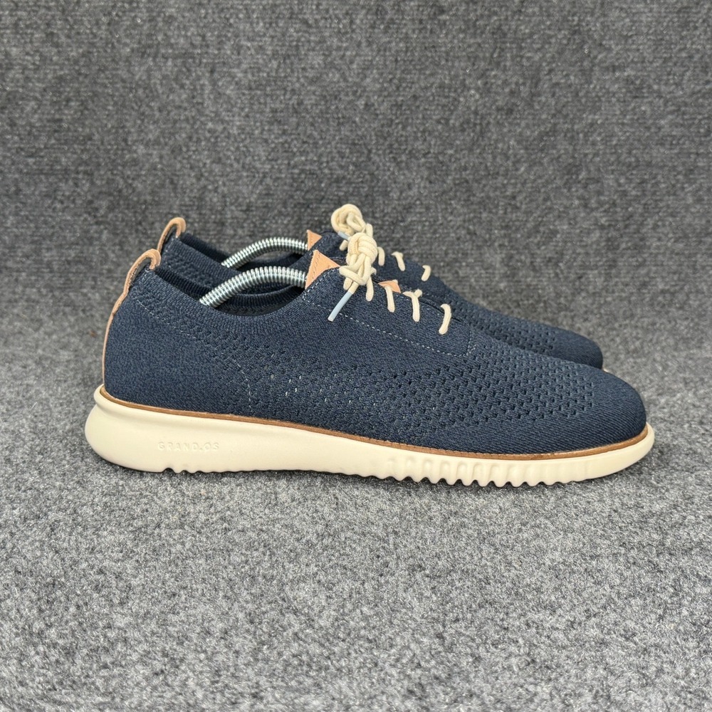 Cole Haan 2.0 Zerogrand Stitchlite Oxfords Men's 10.5 Navy Blue Business Casual